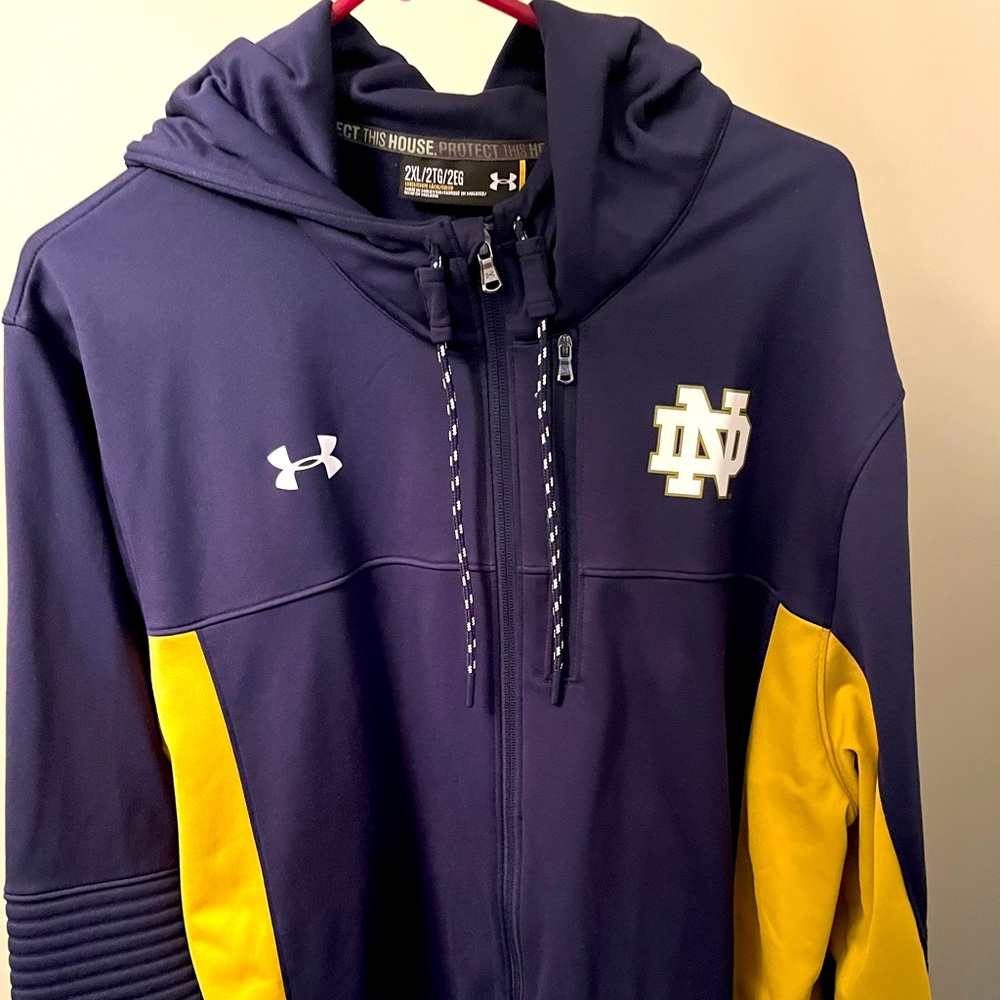 Notre Dame hooded zip